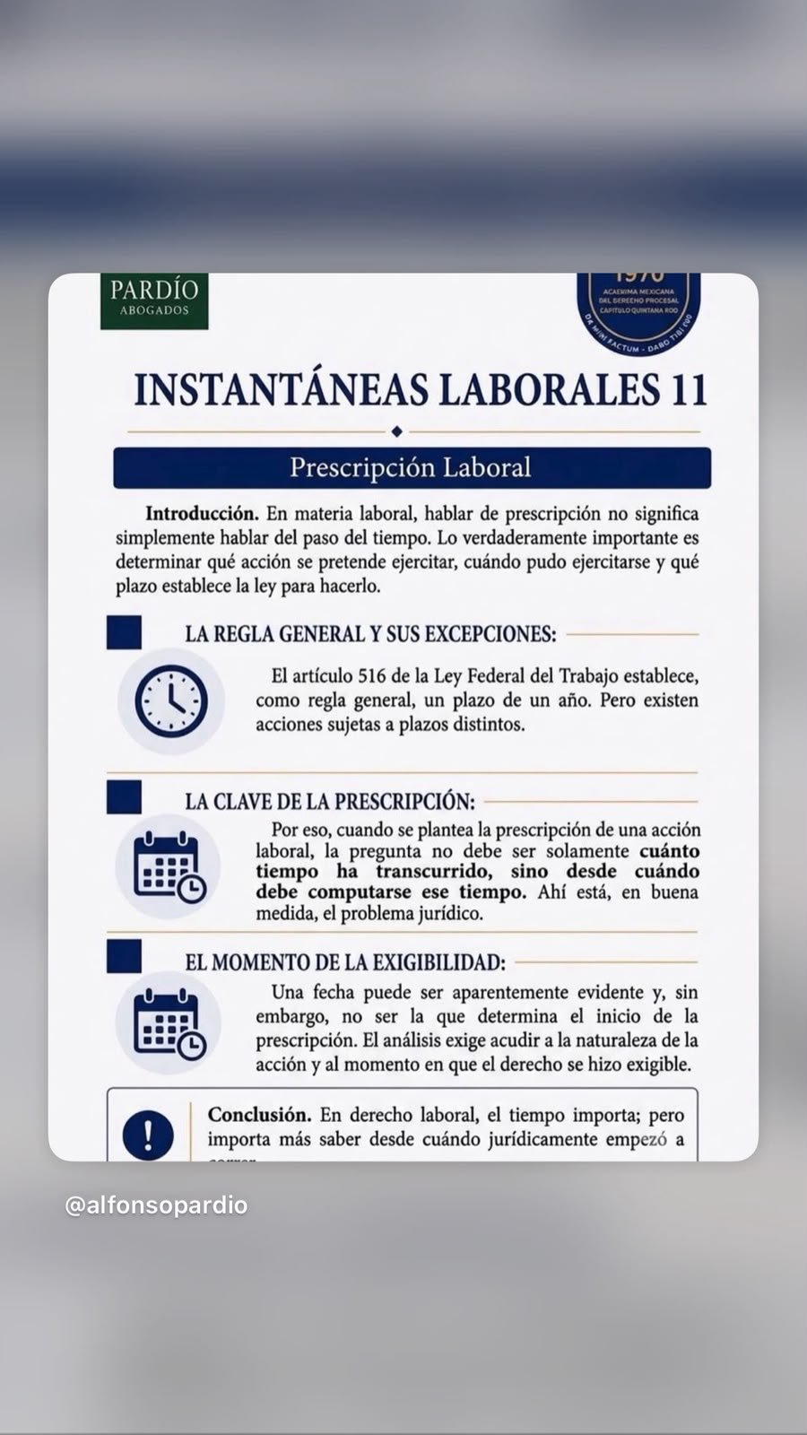 Prescripción Laboral